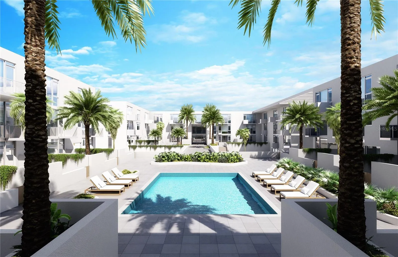 Builder Rendering of Condominium Pool!