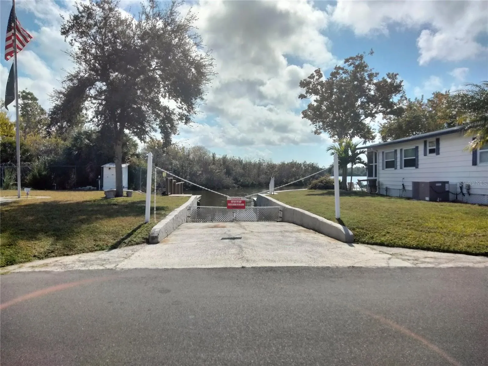 Boat Ramp In Park