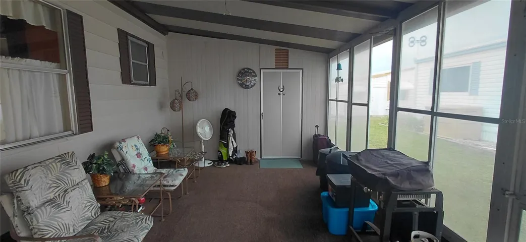 Screened Porch/Shed-Laundry At Rear
