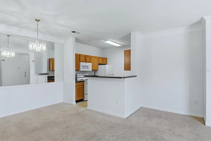 Dining Area into Kitchen.