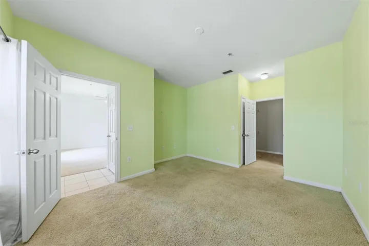Bedroom and Walk-in closet.