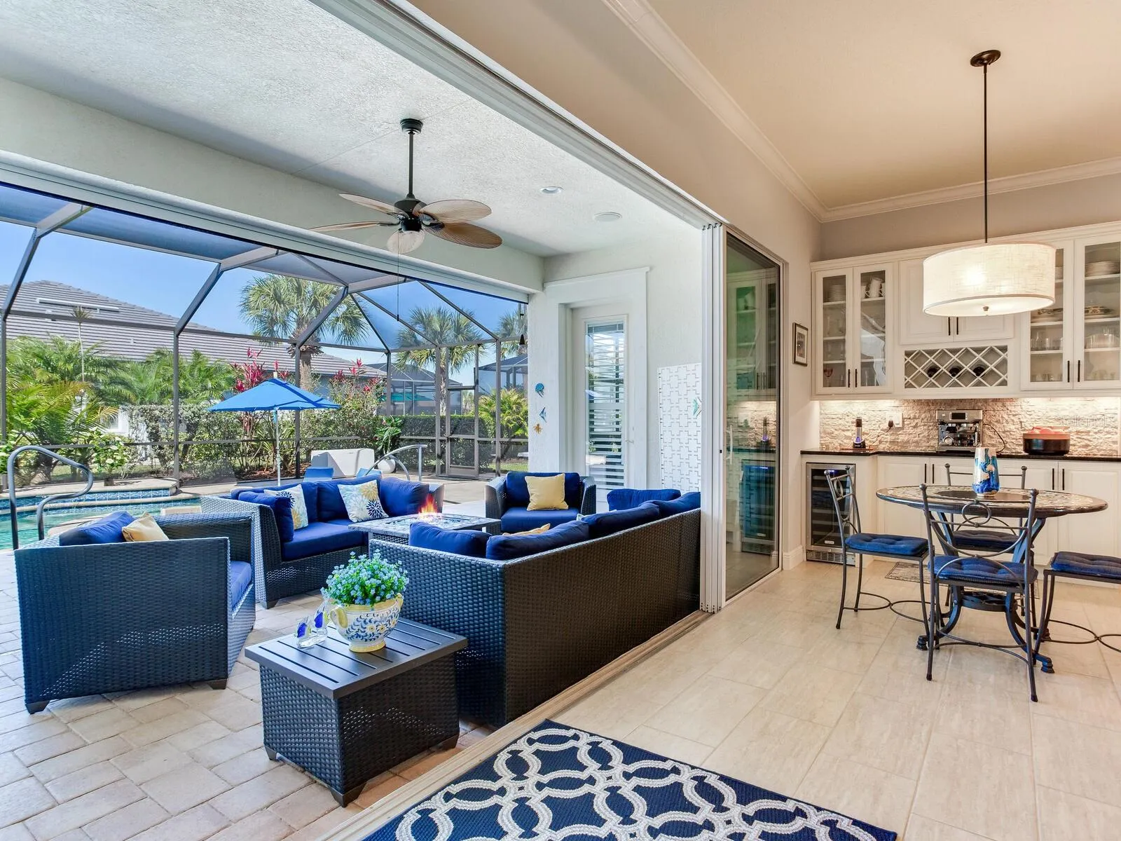 Indoor Seamlessly Connects to the Outdoor