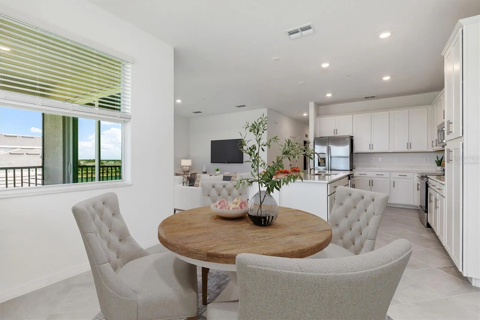 Virtually Staged Dining Room