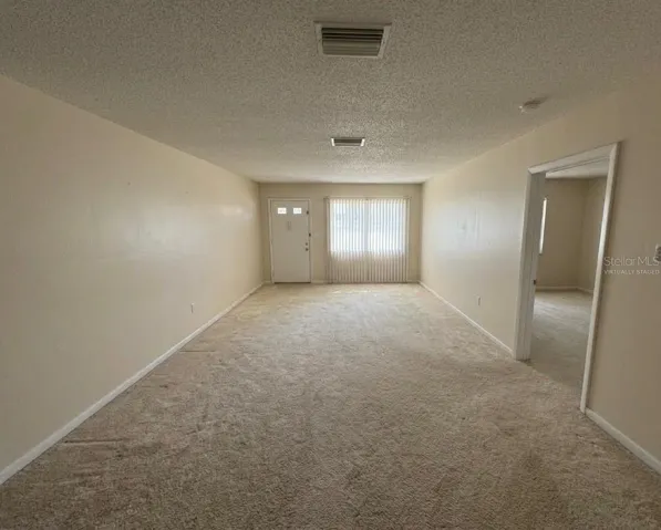 Virtually staged living/dining room