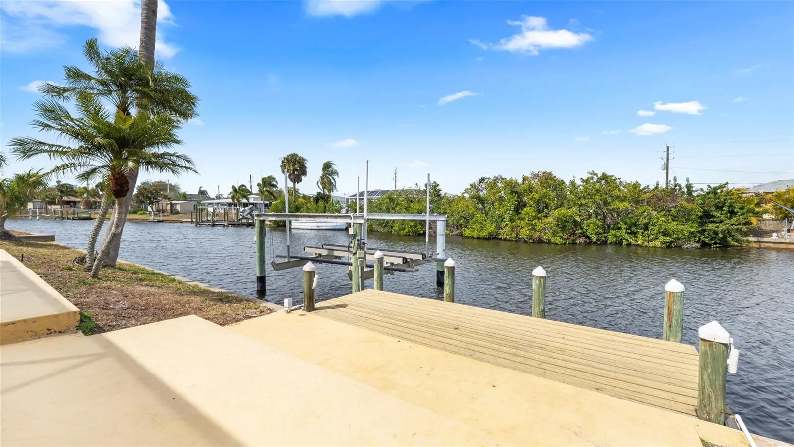 Dock and water view