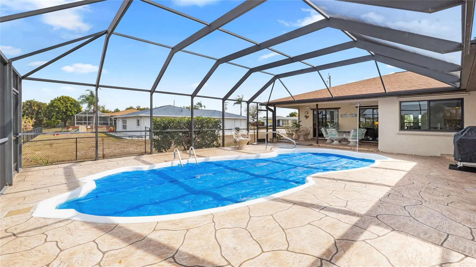 Pool area area