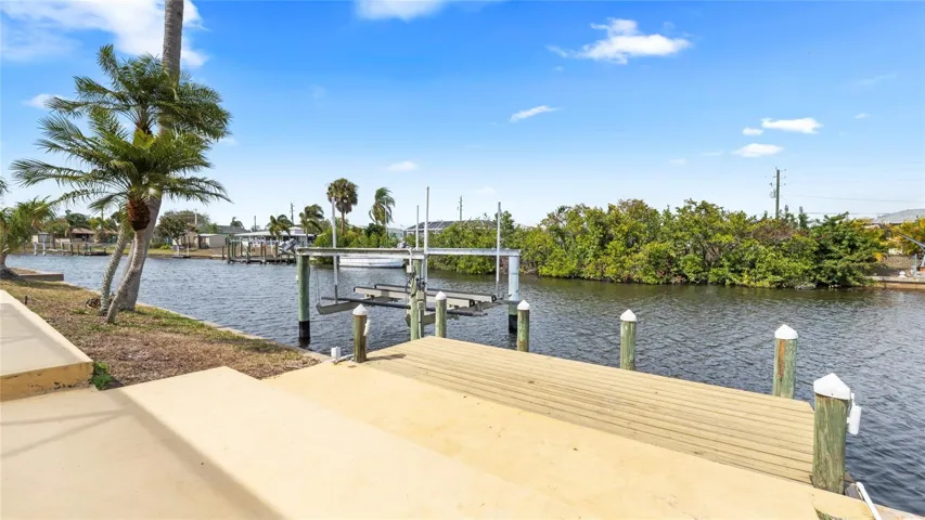 Dock and water view