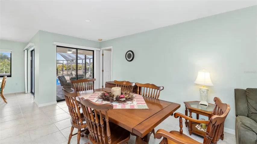 Dining room area