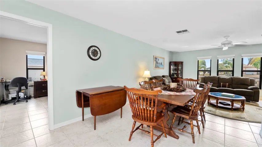 Dining room area