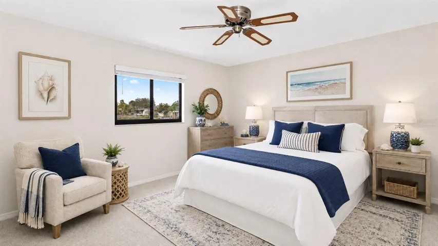 Guest Room 1 virtually staged to reflect full potential of property