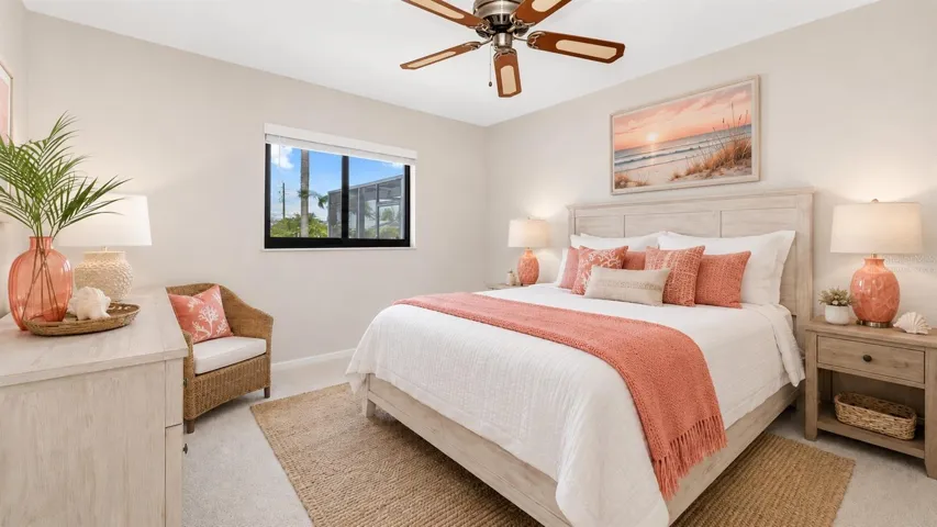 Guest Room 2 virtually staged to reflect full potential of property