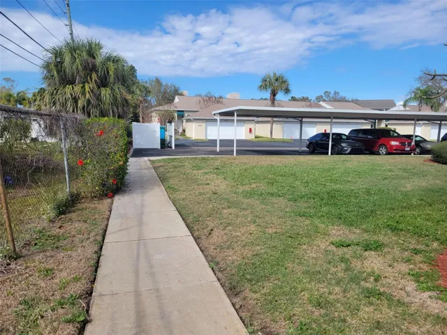 Walk way From Car Port Area