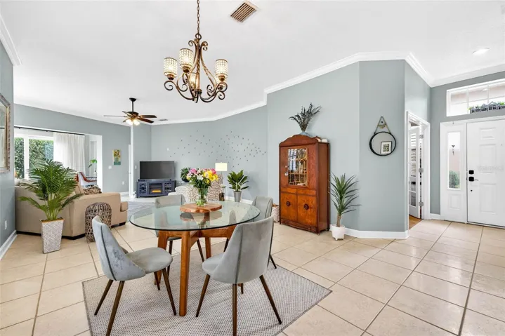 Open Concept Dining and Family room