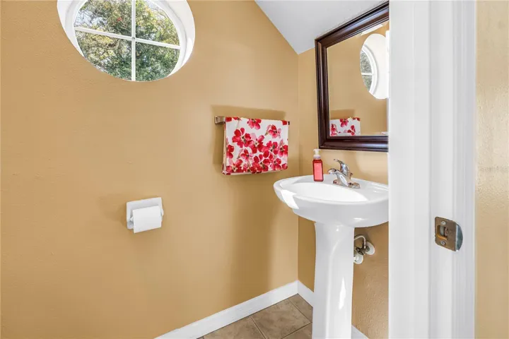 First floor half-bath