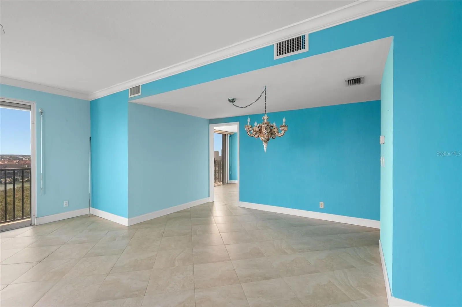 Dining area in west living room
