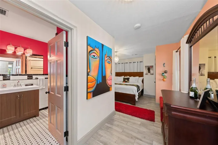 Unit 2 Bedroom and Bathroom