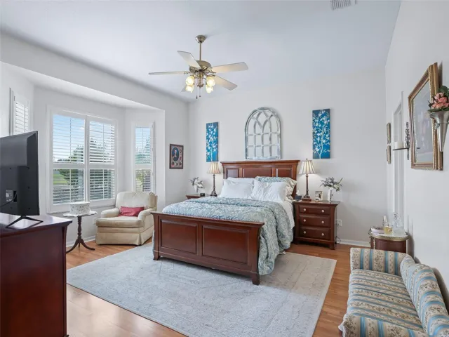 Primary Suite w/Plantation Shutters & Laminate Flooring