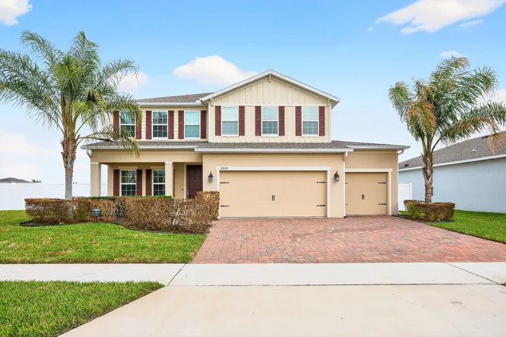Light, bright, and incredibly versatile ~ this spacious two-story home in the gated Kensington Reserve community offers room to grow, flexible living spaces, and beautiful WATER VIEWS on a premium .30 ACRE ~ CORNER LOT!