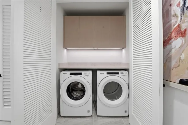 IN UNIT, FULL SIZE LAUNDRY