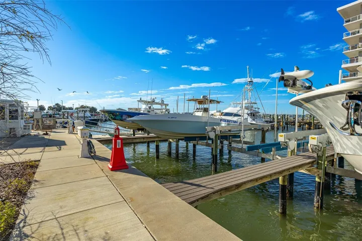 Direct access to marina