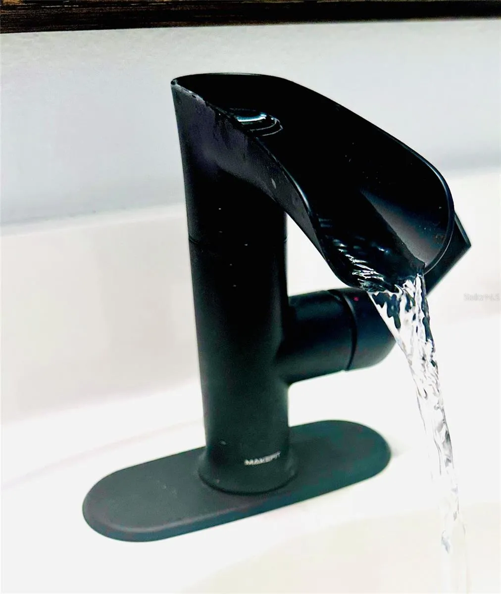 filtered water system in faucets of both bathrooms