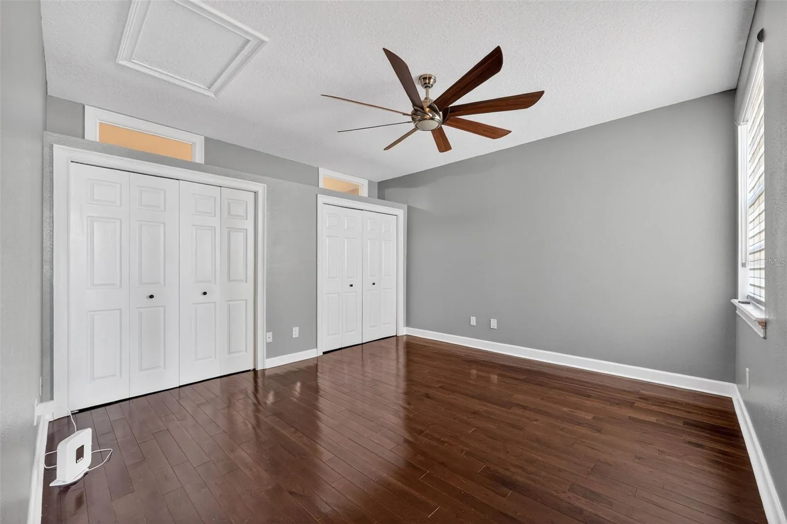 Bedroom 3 with double closets