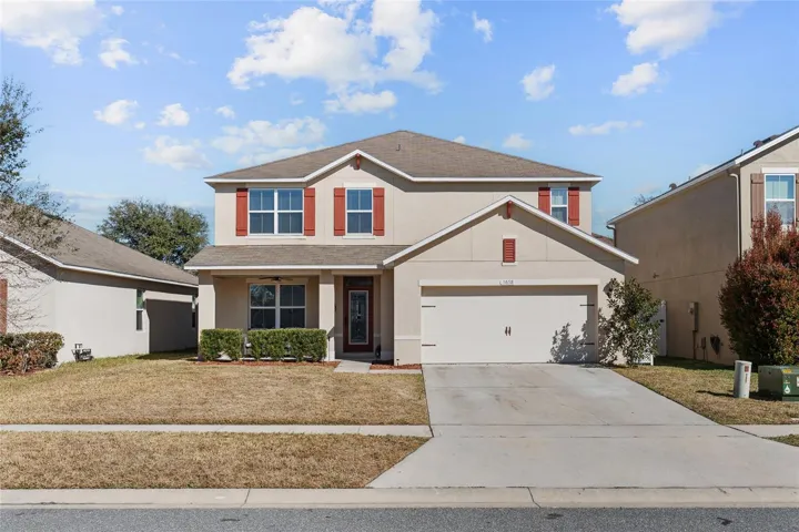 Front of home with south facing view.