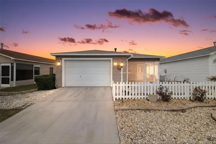 Twilight Front Elevation