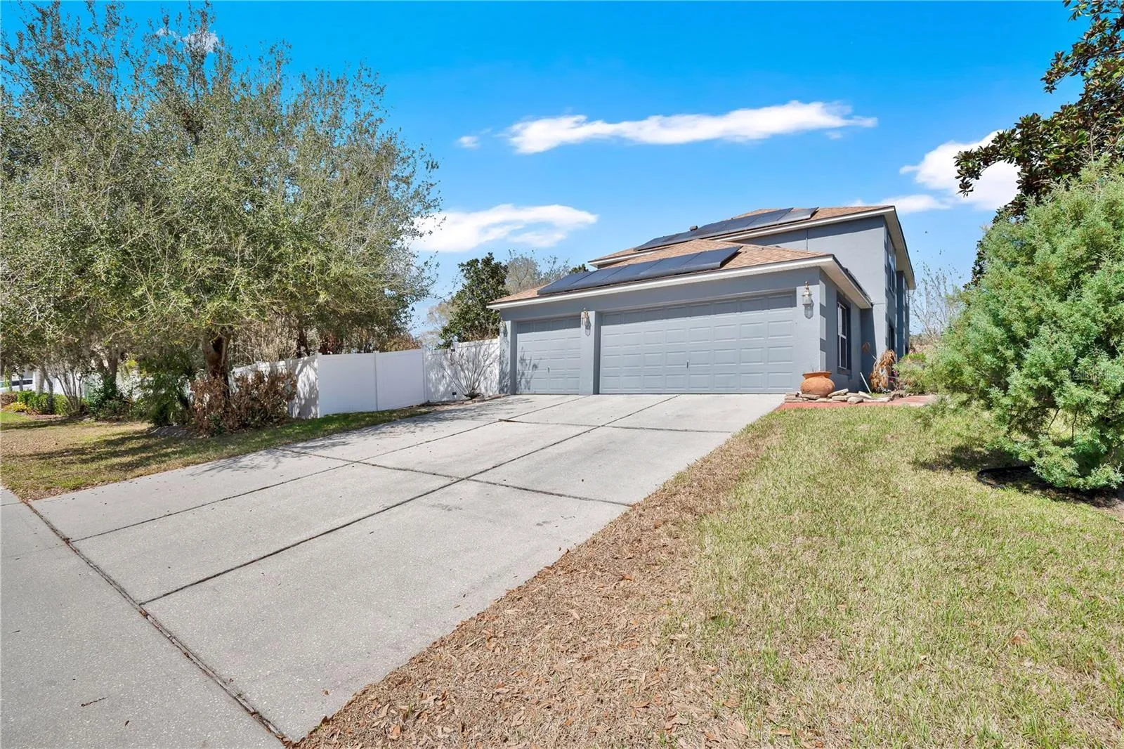 Garage and Side Yard