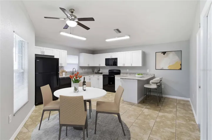 Staged Kitchen