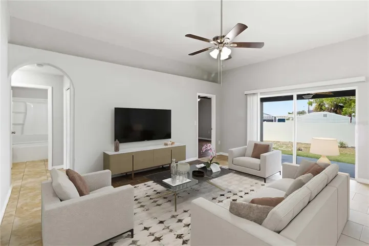 Staged Living Area