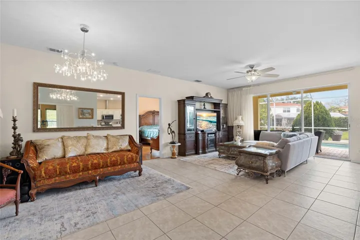 open space with plenty of room.