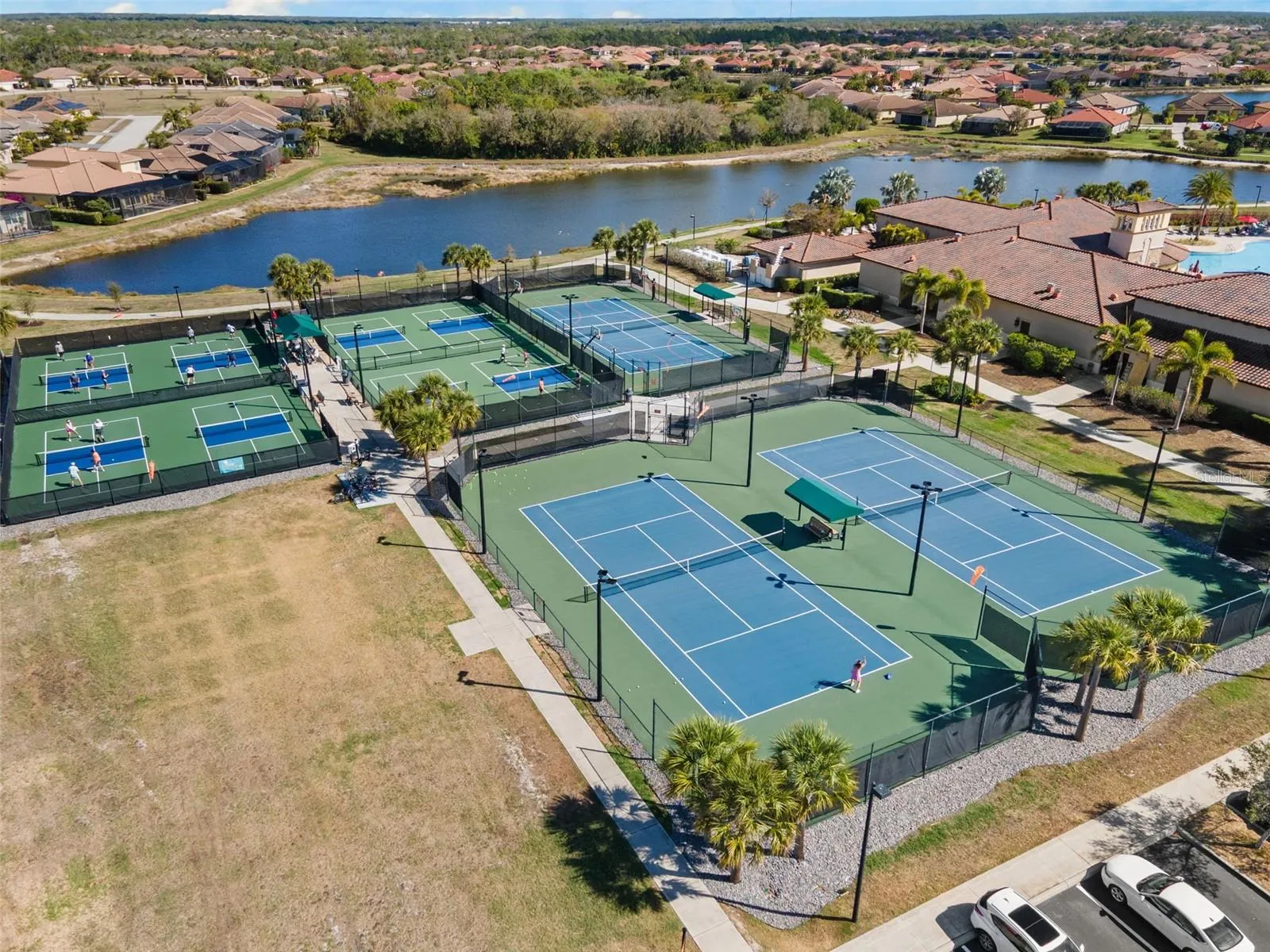 Tennis courts
