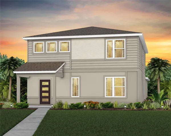 Exterior Design. Artistic rendering for this new construction home. Pictures are for illustrative purposes only. Elevations, colors and options may vary.