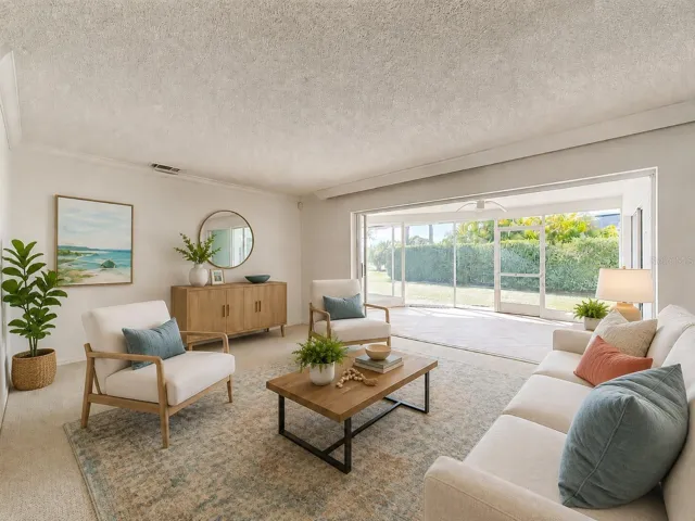 A Welcoming living room filled with light &amp; comfort will meet the fussiest buyers with enjoyment of the great outdoors in your own living room space.