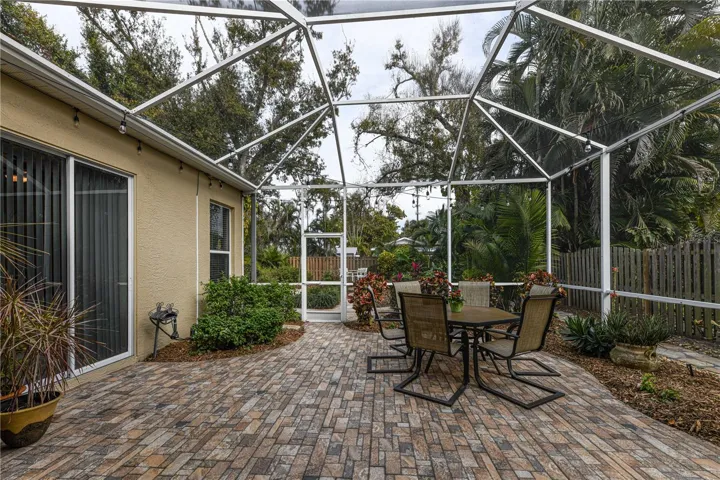 Screened patio