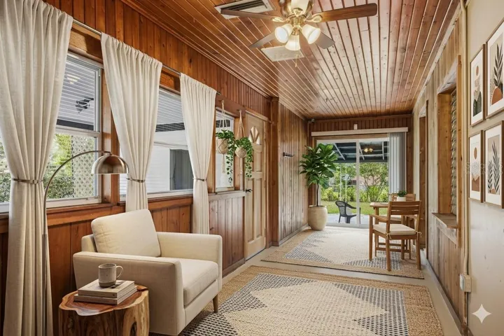 Virtually staged bonus room