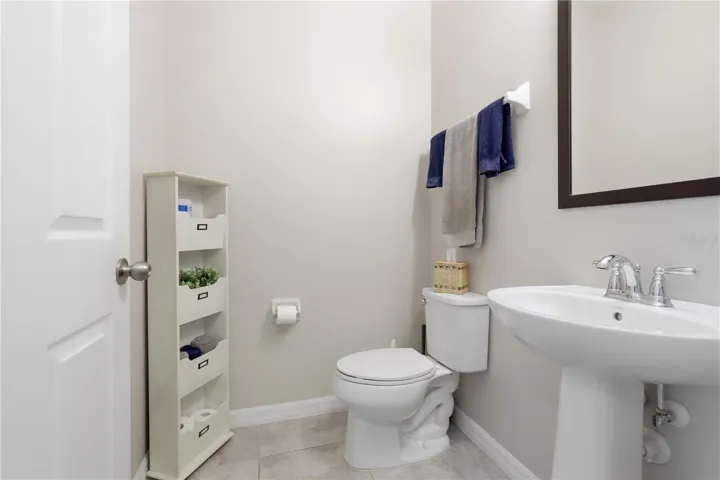 Half bath downstairs