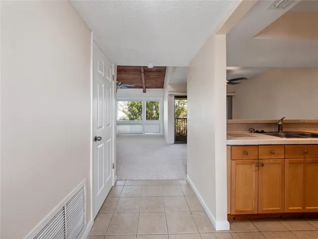 Foyer View to Kitchen and Great Room