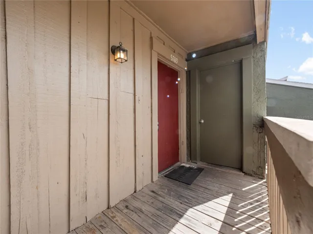 Laundry Closet on Balcony