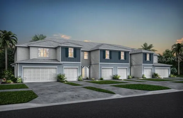 Exterior Design. Artistic rendering for this new construction home. Pictures are for illustrative purposes only. Elevations, colors and options may vary.