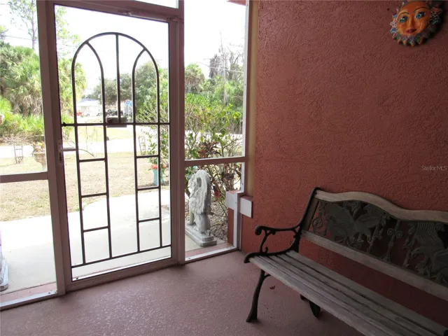Screened entry