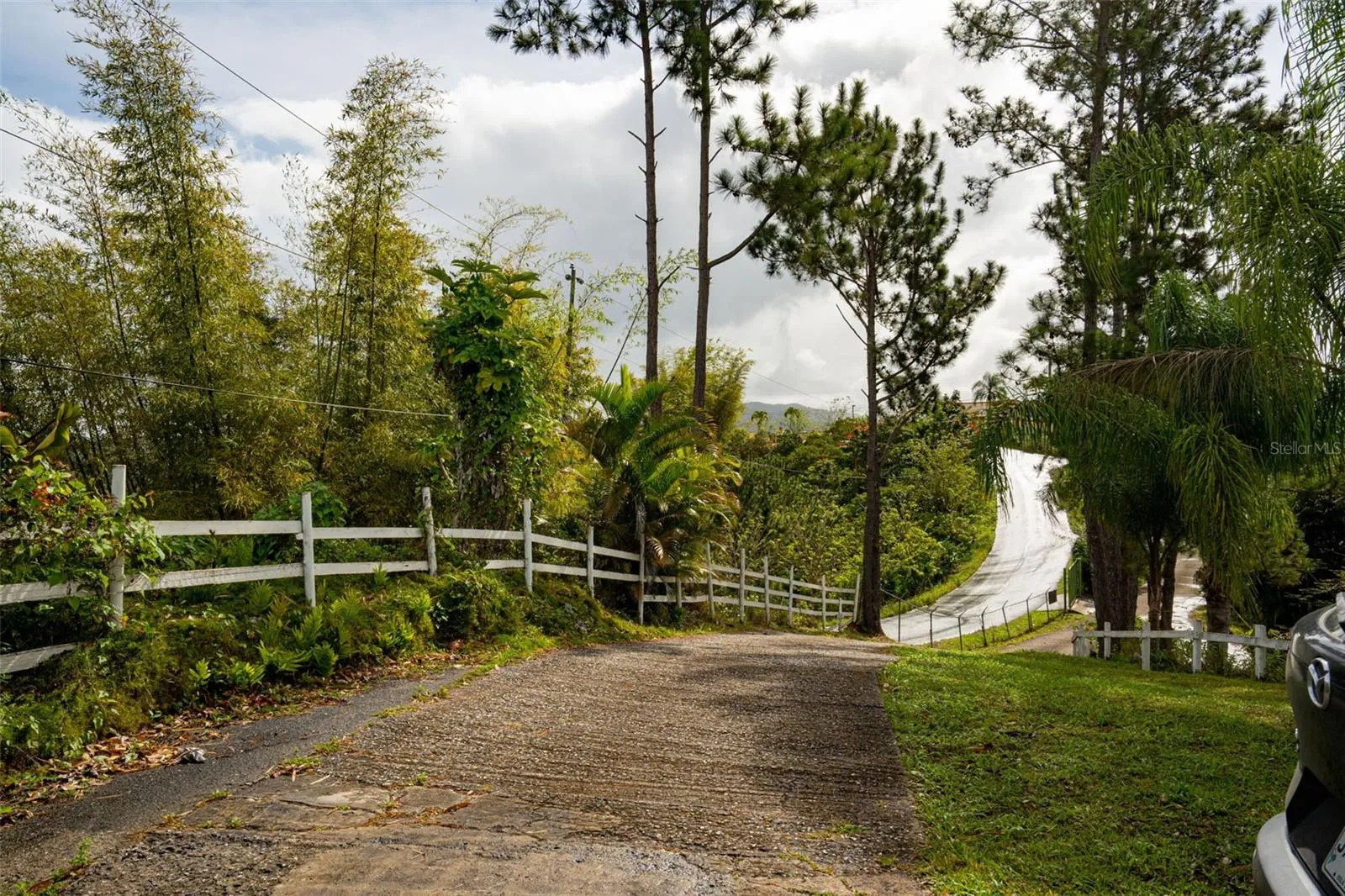 Driveway to structure