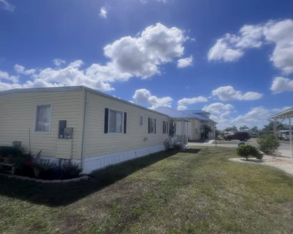 Rear of home