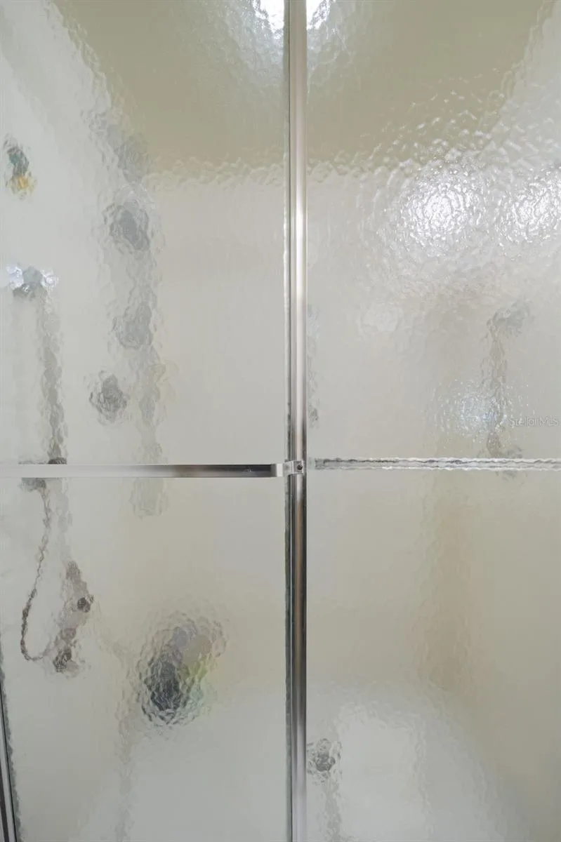 Walk-in shower in second bath