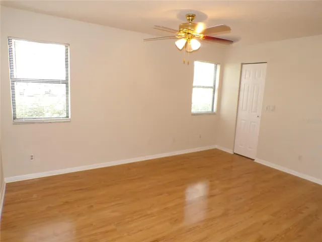 Master Bedroom has a walk in closet