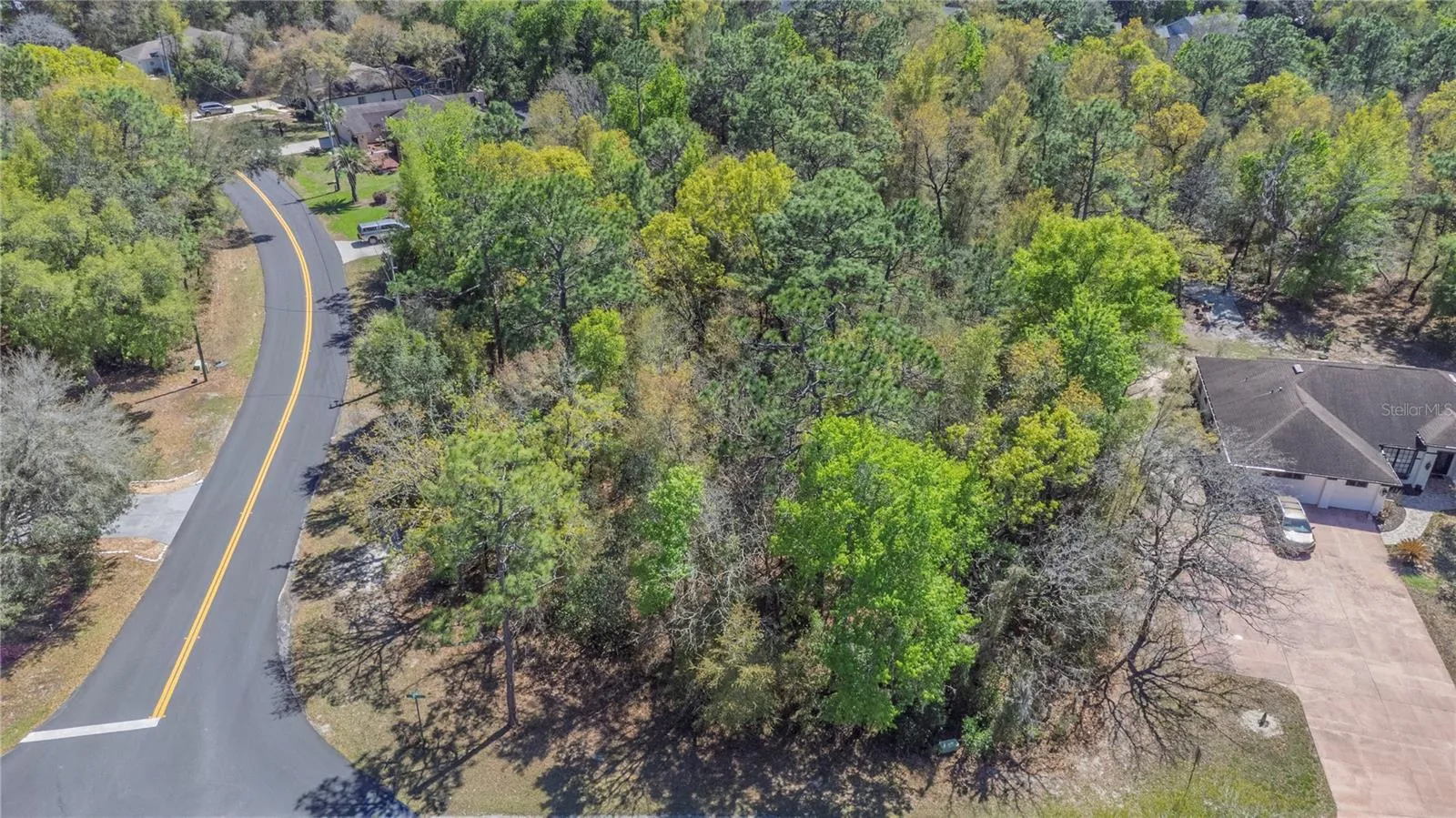 Corner lot.