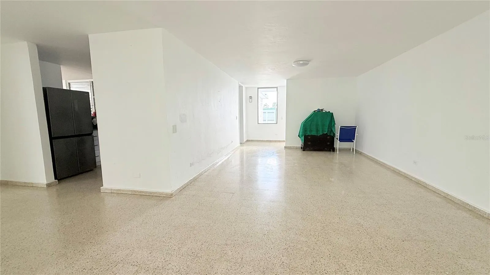 Spacious living and dining area