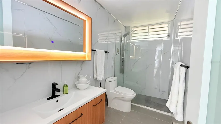 Beautiful remodeled bathroom