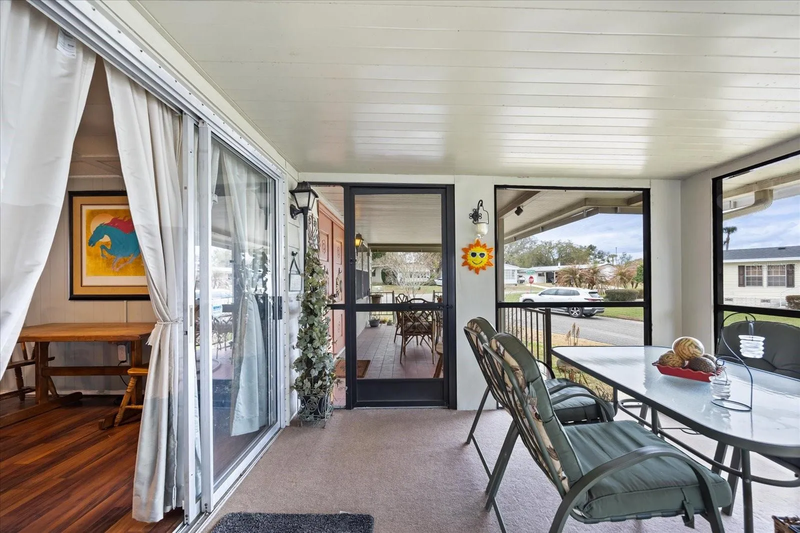 Enjoy your dinners outside in the Screened Porch